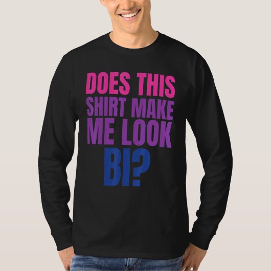 Lgbtプライド月Teeは私をBi 3に見せる Tシャツ (正面)