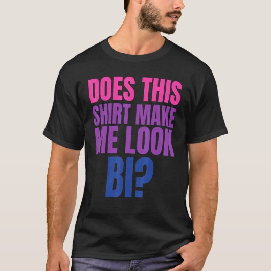 Lgbtプライド月Teeは私をBi 3に見せる Tシャツ (正面)