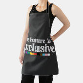 LGBTプライド未来はインクルーシブゲイレズビアン エプロン (インサイチュ)