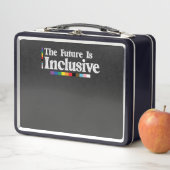 LGBTプライド未来はインクルーシブゲイレズビアン メタルランチボックス (インサイチュ)