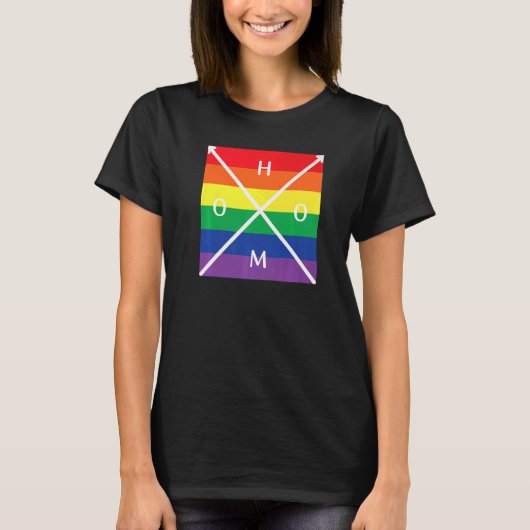 Lgbtプライド社会運動女性男性フリーマママハグ Tシャツ (正面)