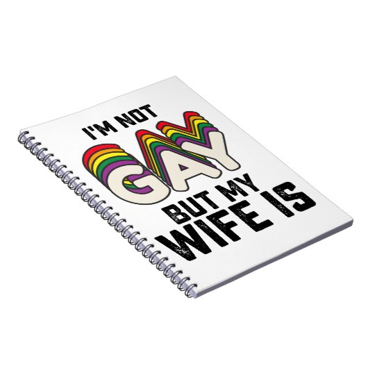 LGBTプライド私はゲイではなく妻である ノートブック (右側)