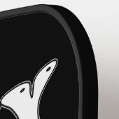 LGBTプライド私は私の2つのmomsゲイレズビアンサポートを愛する ピックルボールラケット (左詳細)