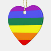 LGBTプライド色 セラミックオーナメント (左)