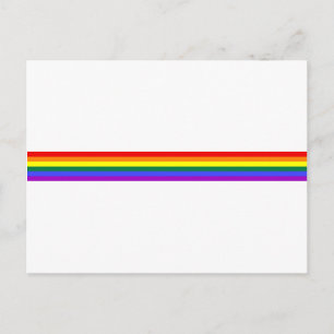 LGBTプライド虹 ポストカード