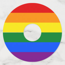 LGBTプライド虹 ワイングラスタグ