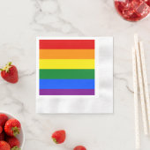 LGBTプライド虹 縁ありカクテルナプキン (インサイチュ)