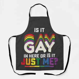 LGBTプライド ここはゲイが多い?それとも私だけ? エプロン