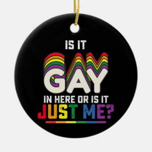 LGBTプライド ここはゲイが多い？それとも私だけ？ セラミックオーナメント