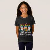 LGBTプライド、ガーデン格言、レインボーカラー Tシャツ (正面フル)