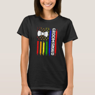 LGBTプライド ゲイ バチェラーパーティー 婚約 Tシャツ