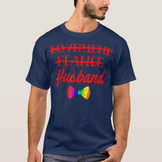LGBTプライド ゲイ バチェラーパーティー 彼氏 婚約 Tシャツ