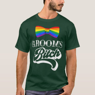 LGBTプライド ゲイ バチェラーパーティー 花婿 婚約 Tシャツ