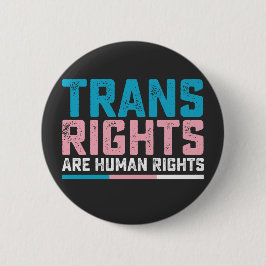 LGBTプライド トランスジェンダーの権利は人権です 缶バッジ