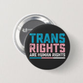 LGBTプライド トランスジェンダーの権利は人権です 缶バッジ (正面&裏面)