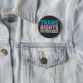 LGBTプライド トランスジェンダーの権利は人権です 缶バッジ (インサイチュ)