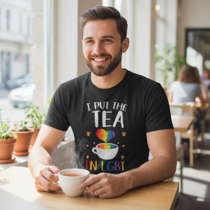 LGBTプライド トランスジェンダー モダン レインボー Tシャツ