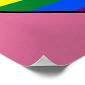 LGBTプライド ハートポスター ポスター (角)