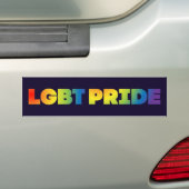 LGBTプライド バンパーステッカー (車上)