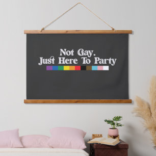 LGBTプライド パーティー好きなだけ 吊り下げ型タペストリー