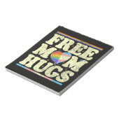LGBTプライド フリーマムハグス ノートパッド (回転)