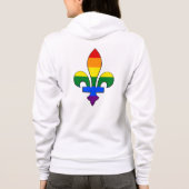 LGBTプライド フルールドリス パーカ (裏面)