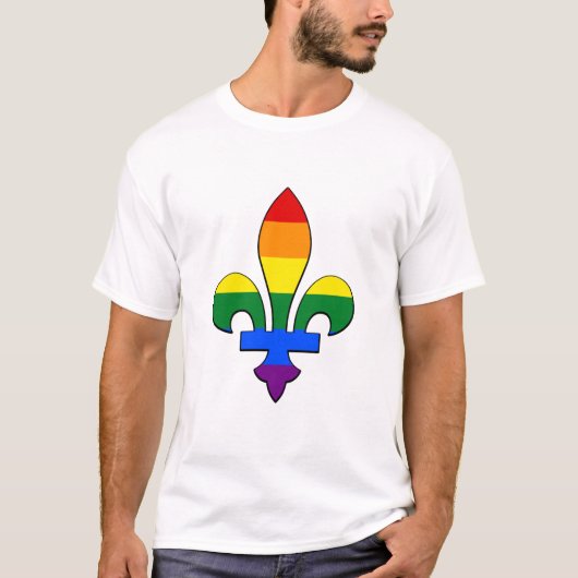 LGBTプライド フルールドリスTシャツ Tシャツ (正面)