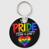 LGBTプライド レインボーデザイン キーホルダー (裏面)
