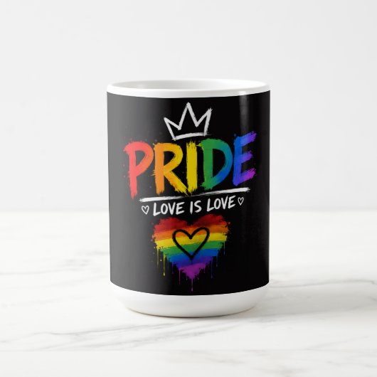 LGBTプライド レインボーデザイン コーヒーマグカップ (中央)
