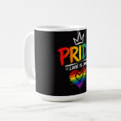 LGBTプライド レインボーデザイン コーヒーマグカップ (正面左)