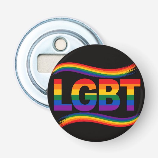 LGBTプライド レインボーデザイン 栓抜き (正面)