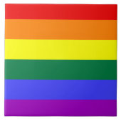 LGBTプライド レインボーフラッグ タイル (正面)