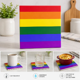 LGBTプライド レインボーフラッグ タイル