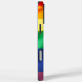 LGBTプライド レインボーフラッグ 名前入り Case-Mate iPhoneケース (裏面 / 右)