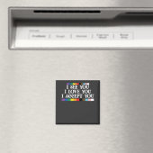 LGBTプライド 愛が見える あなたを受け入れる サポート マグネット (インサイチュ (食洗機))
