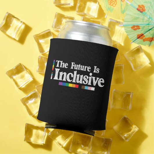 LGBTプライド 未来は包摂的 レズビアン ゲイ 缶クーラー (インサイチュ 夏)