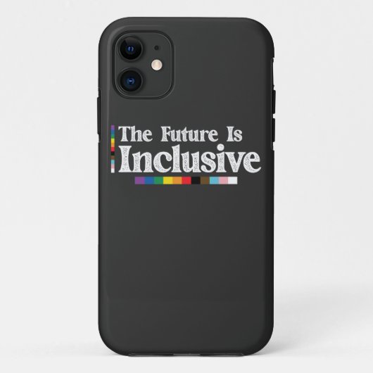 LGBTプライド・未来は包摂的 レズビアン ゲイ Case-Mate iPhoneケース (裏面)
