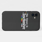 LGBTプライド・未来は包摂的 レズビアン ゲイ Case-Mate iPhoneケース (裏面(横))