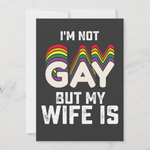 LGBTプライド 私はゲイじゃないけど妻がゲイ 招待状