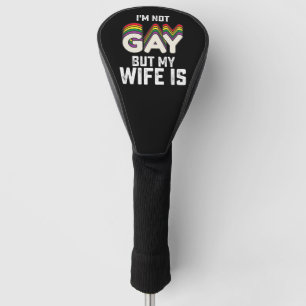 LGBTプライド 私はゲイじゃないけど妻はゲイ ゴルフヘッドカバー