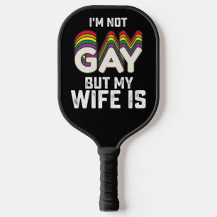 LGBTプライド 私はゲイじゃないけど妻はゲイ ピックルボールラケット