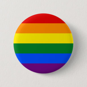 LGBTプライド（虹）フラグ 缶バッジ