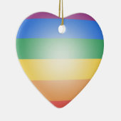 LGBTプライド 3Dカラー セラミックオーナメント (右)