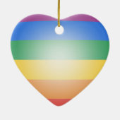 LGBTプライド 3Dカラー セラミックオーナメント (裏面)
