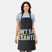 LGBTプライド Don't Say Desantis ゲイ レズビアン エプロン (着用した状態)