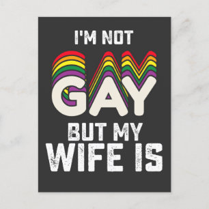 LGBTプライドImゲイではなく妻 インビテーションポストカード