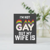 LGBTプライドImゲイではなく妻 インビテーションポストカード (スタンド正面)