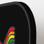 LGBTプライドImゲイではなく妻 ピックルボールラケット (左詳細)