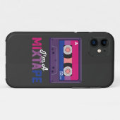 LGBTプライドIm A MixtapeカセットBi Case-Mate iPhoneケース (裏面(横))