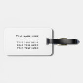 LGBTプライドWorld mapカスタマイズ可能な荷物タグ ラゲッジタグ (裏面横)